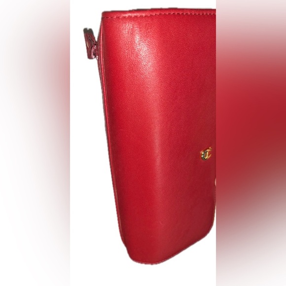 NWT Vintage Etienne Aigner Classic Personal Assets Leather WalletRed - Picture 6 of 16